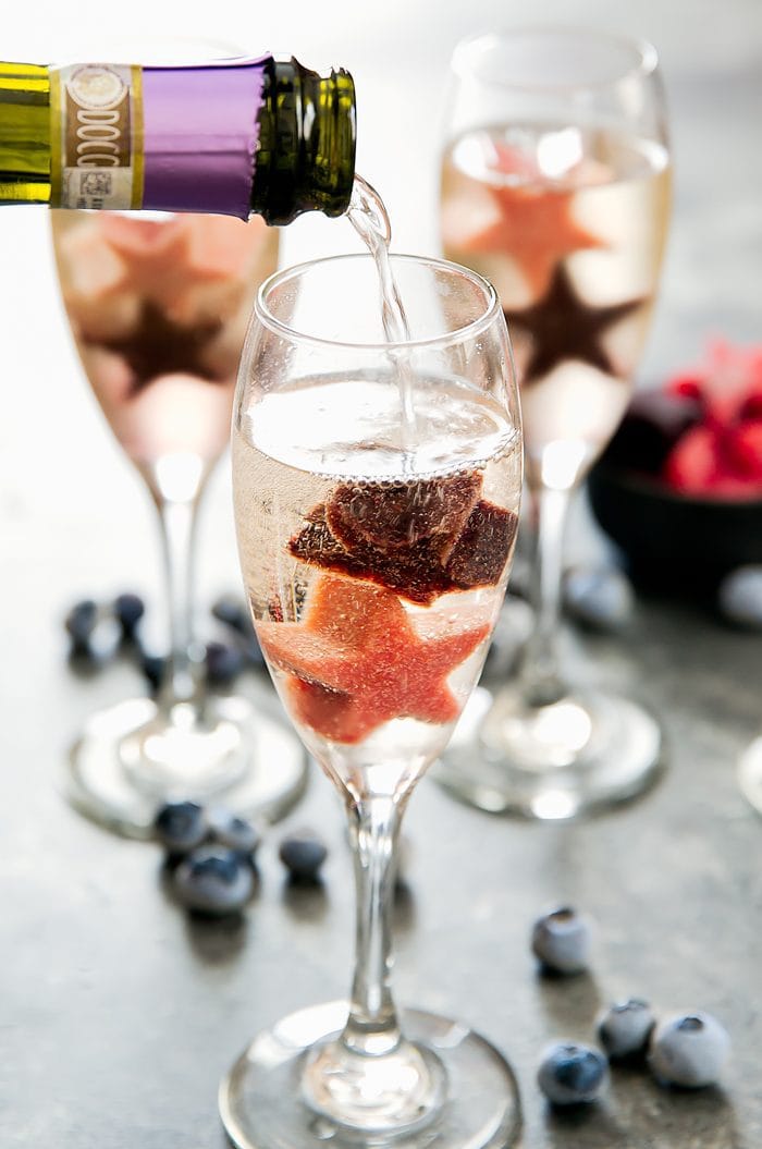 Champagne Cocktail Cooldowns for Summer created with Moët