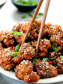 photo of general tso's cauliflower