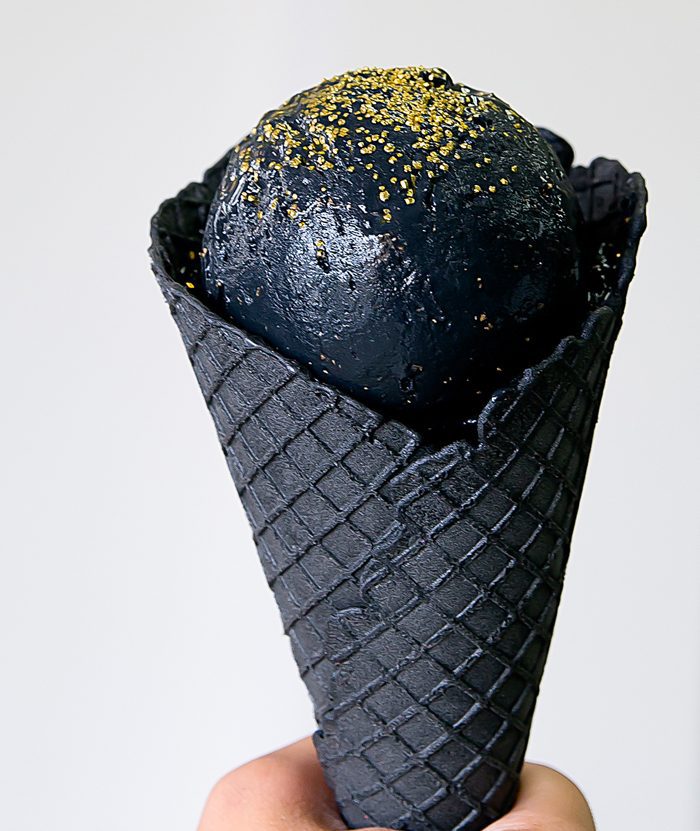 photo of Black Magic ice cream cone