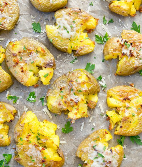 How to Make Smashed Potatoes - Kirbie's Cravings