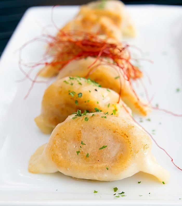 close-up photo of Curry Chicken dumplings
