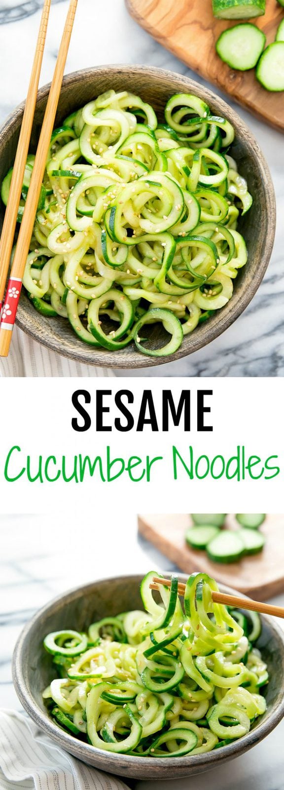 Sesame Cucumber Noodles