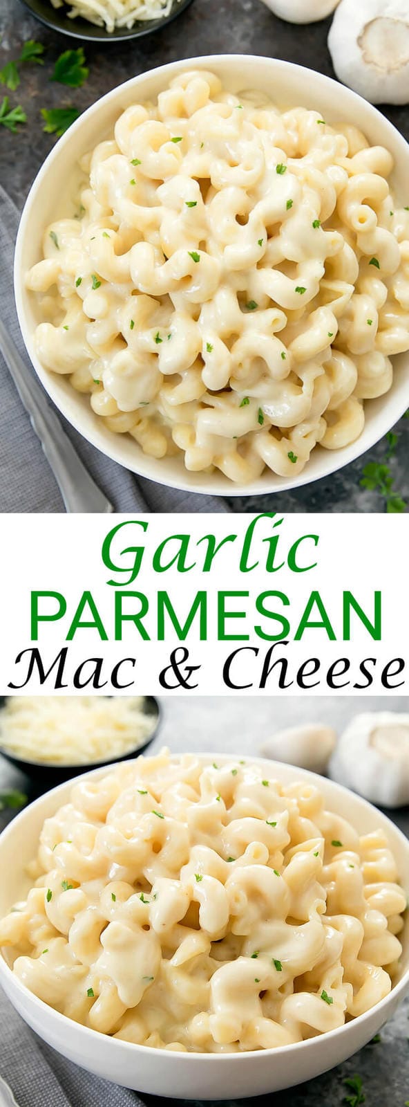 Garlic Parmesan Macaroni And Cheese Kirbie S Cravings