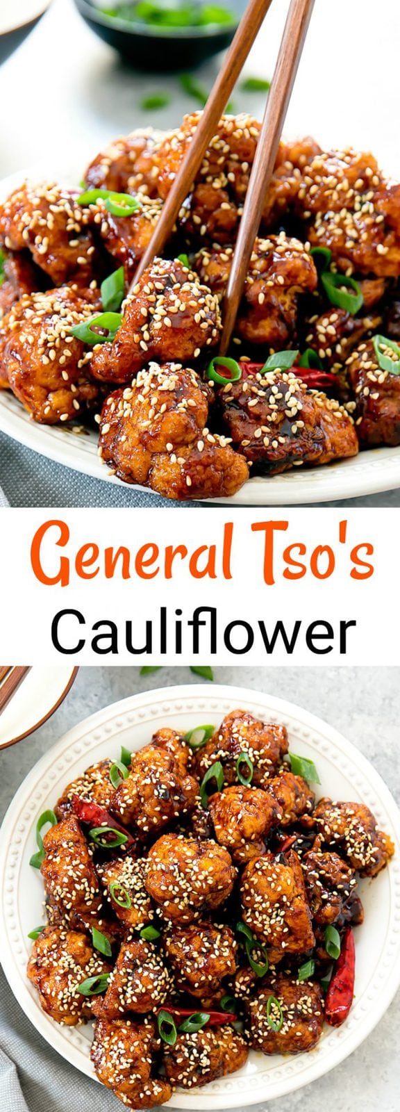 Crispy General Tso's Cauliflower