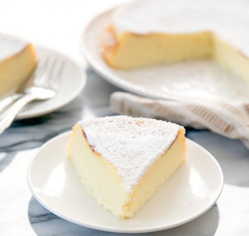 Rice Cooker Japanese Cheesecake - Kirbie's Cravings