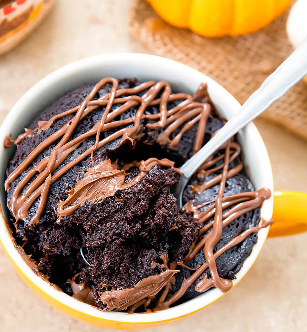 Peanut Butter Chocolate Chip Mug Cake Kirbie's Cravings