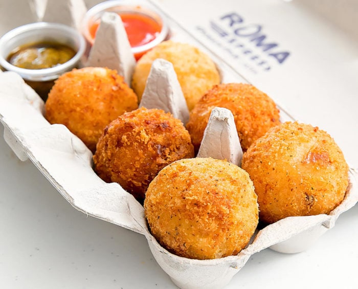 photo of arrancini served at Roma Express