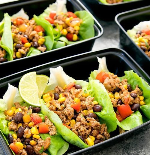 Taco Lettuce Wraps (Easy Meal Prep Recipe) - Kirbie's Cravings