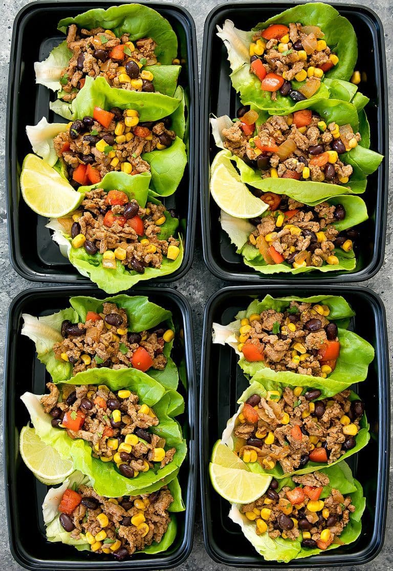 Taco Lettuce Wraps (Easy Meal Prep Recipe) - Kirbie's Cravings