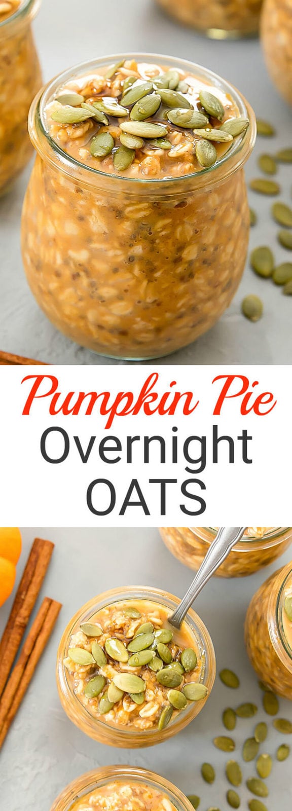 Pumpkin Pie Overnight Oats