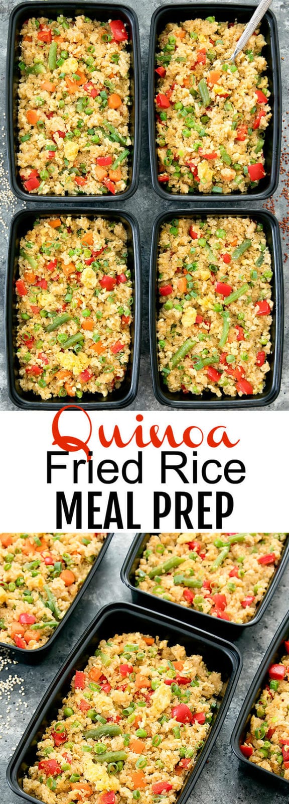 Quinoa Fried Rice Weekly Meal Prep
