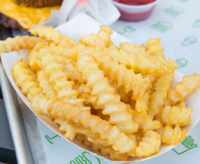 close-up photo of Crinkle-Cut Fries