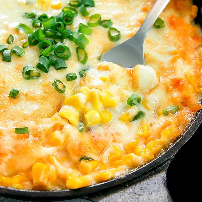 a close-up photo of Korean corn cheese