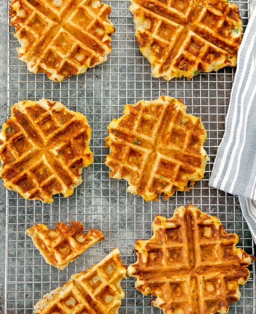 Mashed Potato Waffles - Kirbie's Cravings