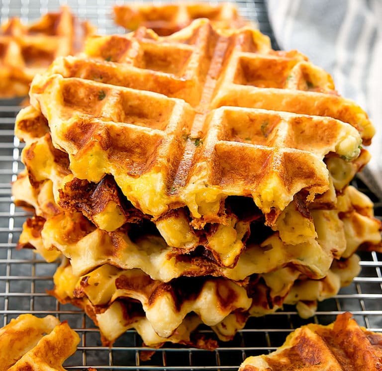 Mashed Potato Waffles Kirbie's Cravings