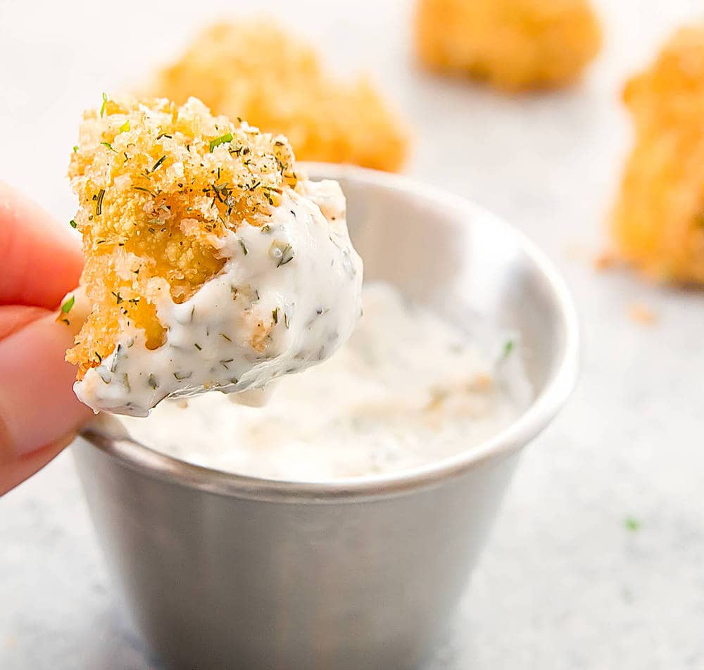 Ranch Cauliflower Bites - Kirbie's Cravings