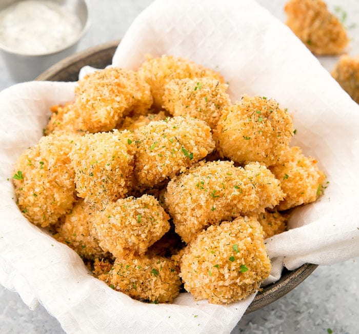 photo of Ranch Cauliflower Bites in a bowl