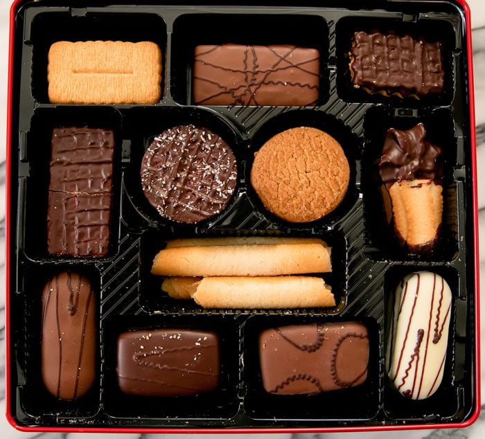 overhead photo of Belgian Cookie Collection