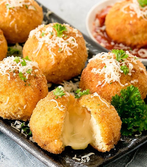 Cauliflower Arancini - Kirbie's Cravings