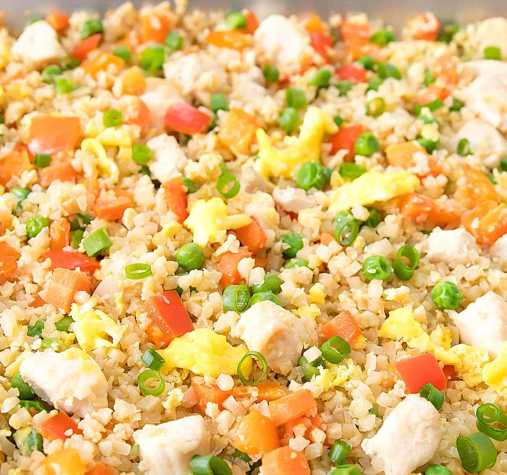 Sheet Pan Cauliflower Fried Rice Kirbie's Cravings