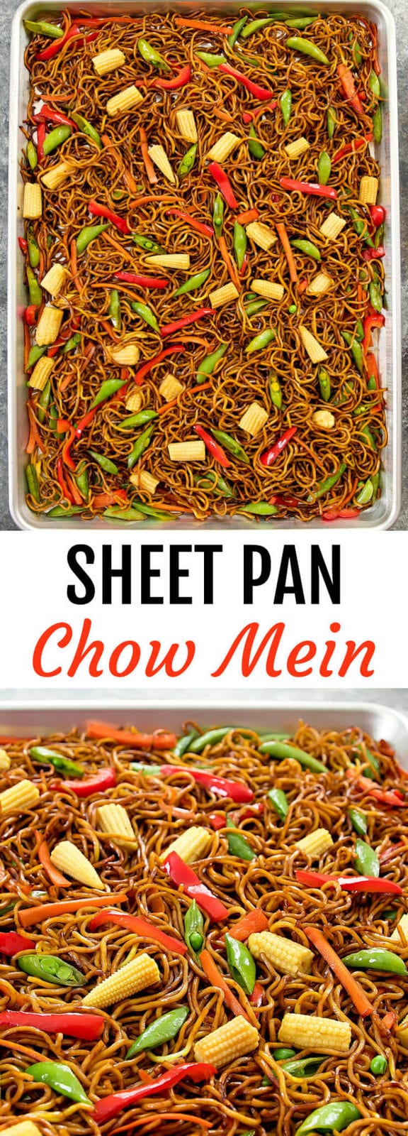 Sheet Pan Chow Mein
