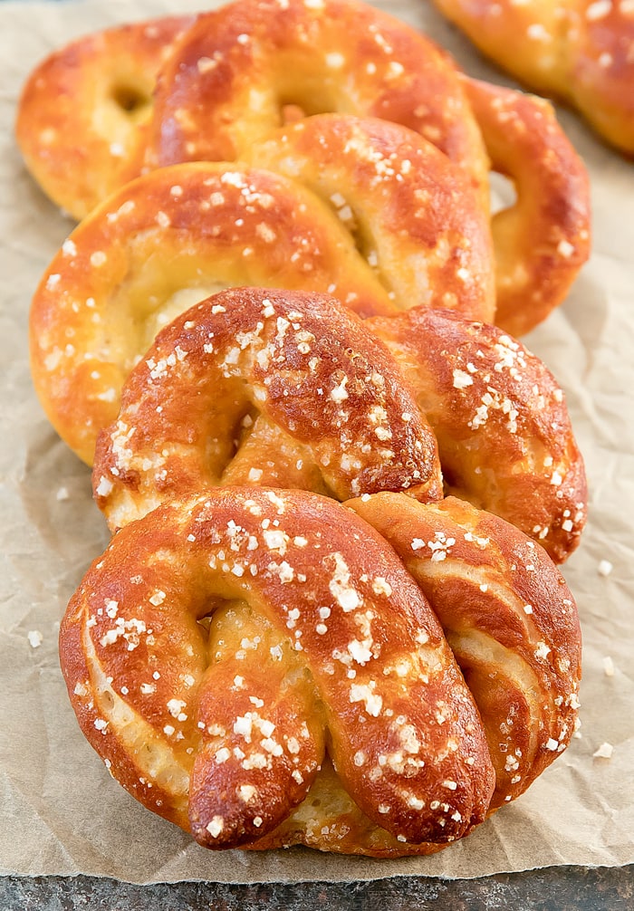 No Yeast (2 Ingredient Dough) Soft Pretzels - Kirbie's Cravings