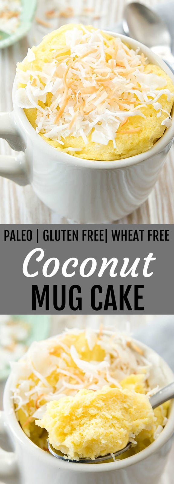 Coconut Mug Cake (Paleo, Gluten Free)