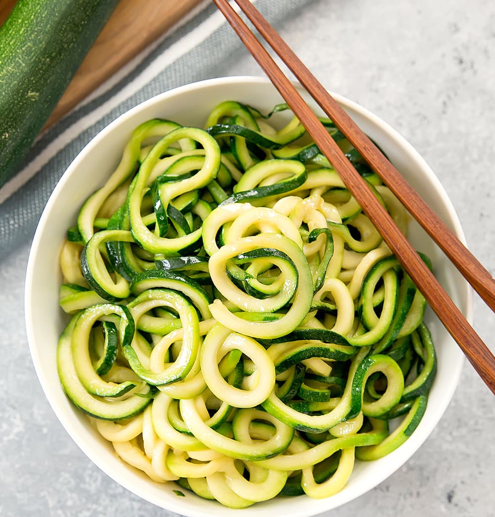 Garlic Zucchini Noodles Kirbie's Cravings