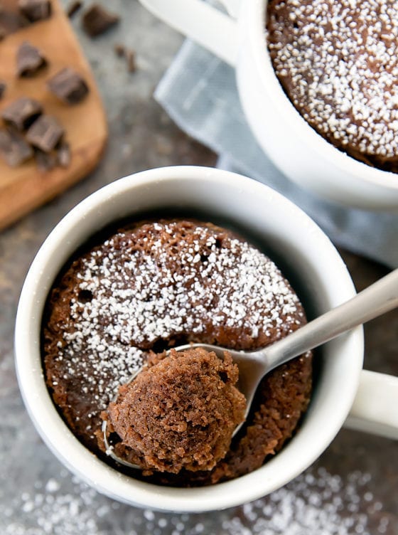 Paleo Chocolate Mug Cake Kirbie's Cravings