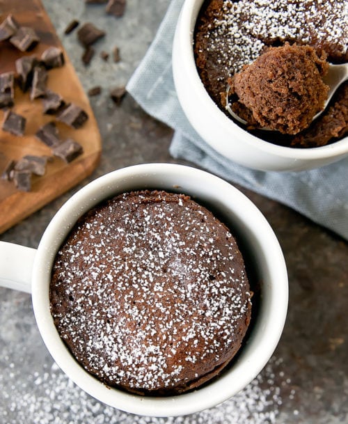 Paleo Chocolate Mug Cake - Kirbie's Cravings