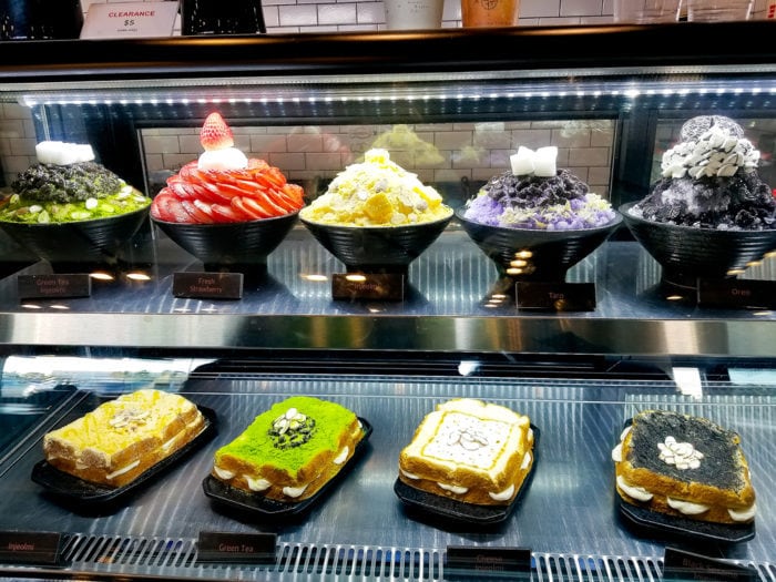 Dessert display at Sul & Beans San Dego