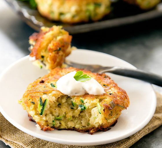 Zucchini "Crab" Cakes Kirbie's Cravings