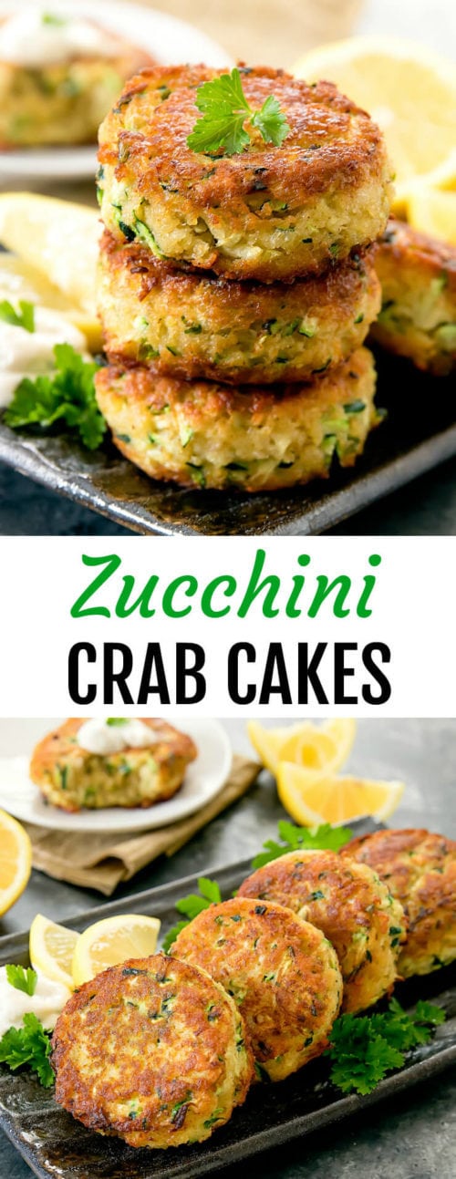 Zucchini "Crab" Cakes Kirbie's Cravings