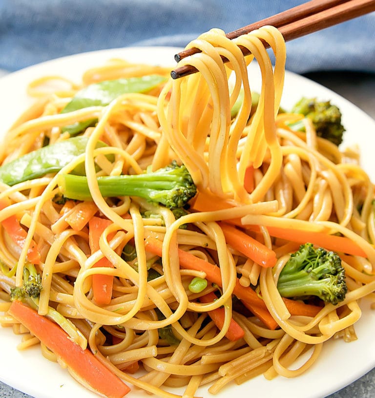 Instant Pot Lo Mein - Kirbie's Cravings