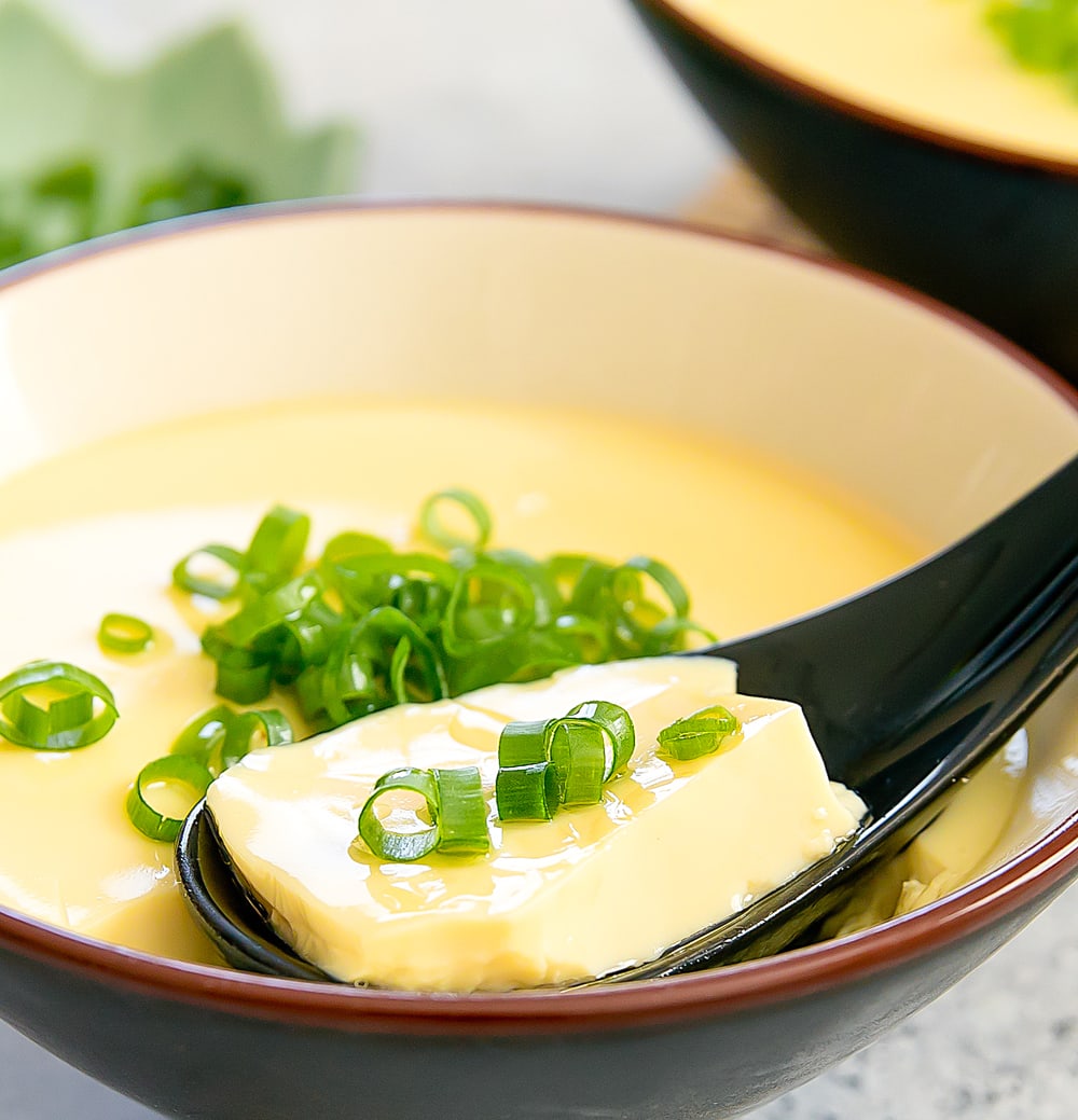 Chinese steamed eggs, a perfectionist's guide (蒸蛋羹) - Red House Spice