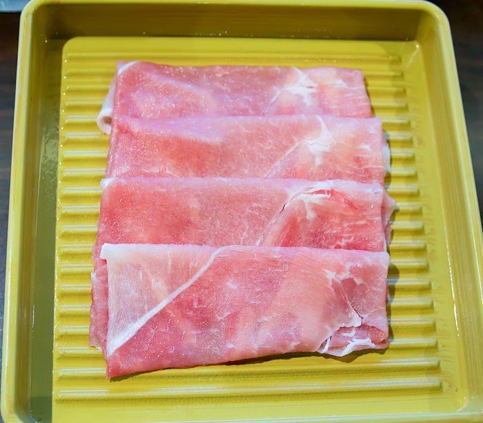 photo of sliced pork