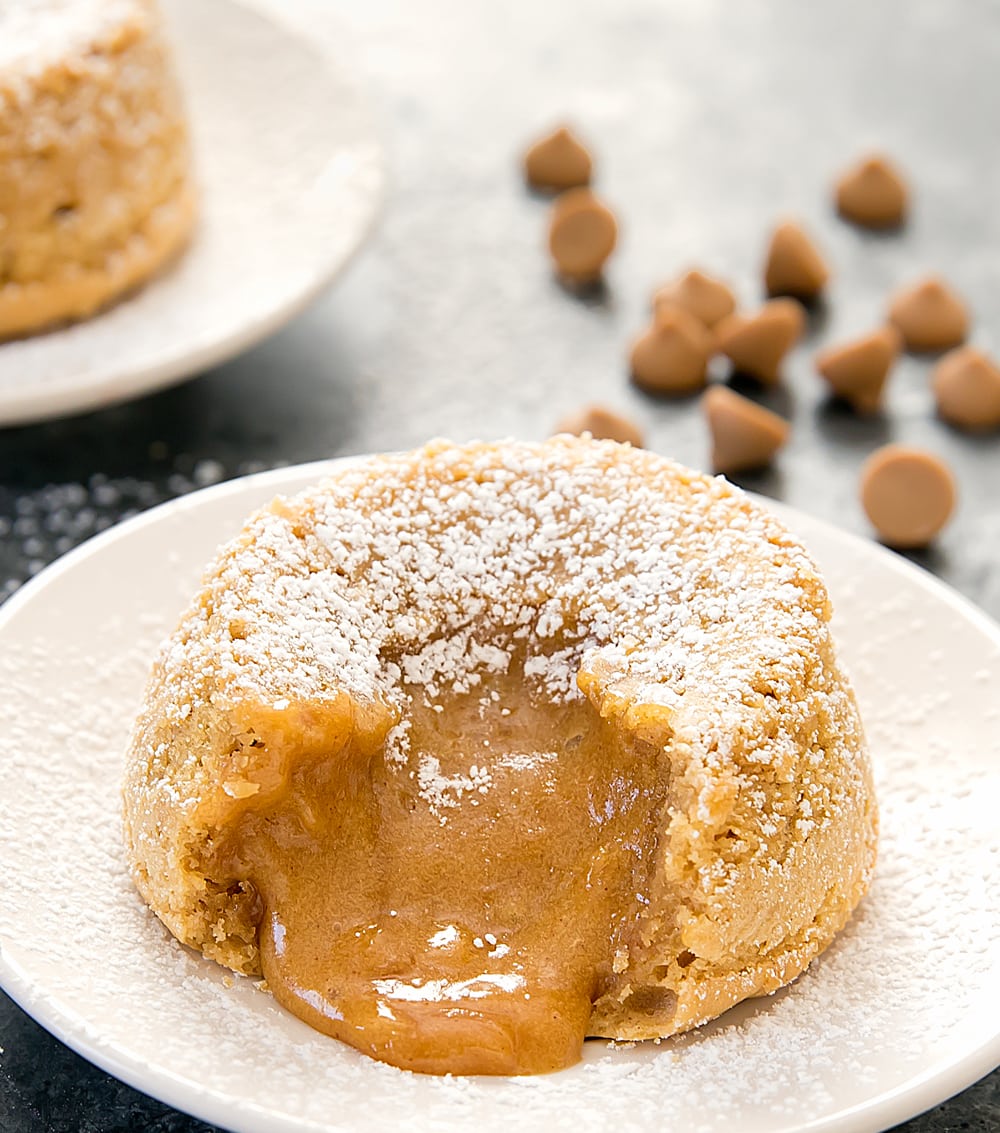 Peanut Butter Lava Cake (4 Ingredients) Kirbie's Cravings