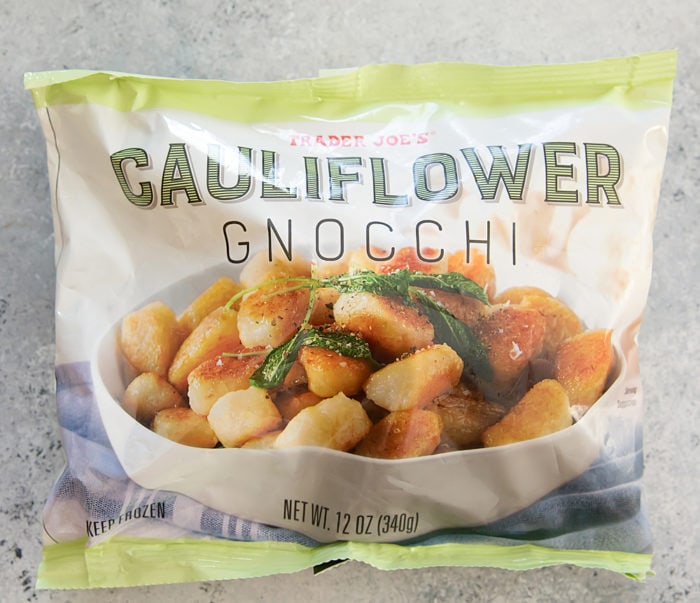 photo of a package of Cauliflower Gnocchi