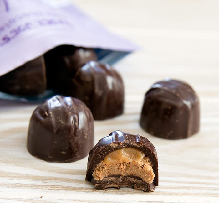 photo of Trader Joe’s Dark Chocolate Toasted Sesame Caramels