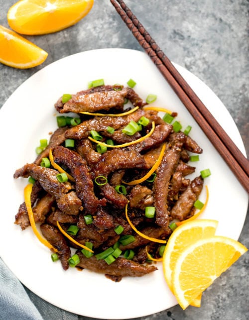 Crispy Orange Beef - Kirbie's Cravings