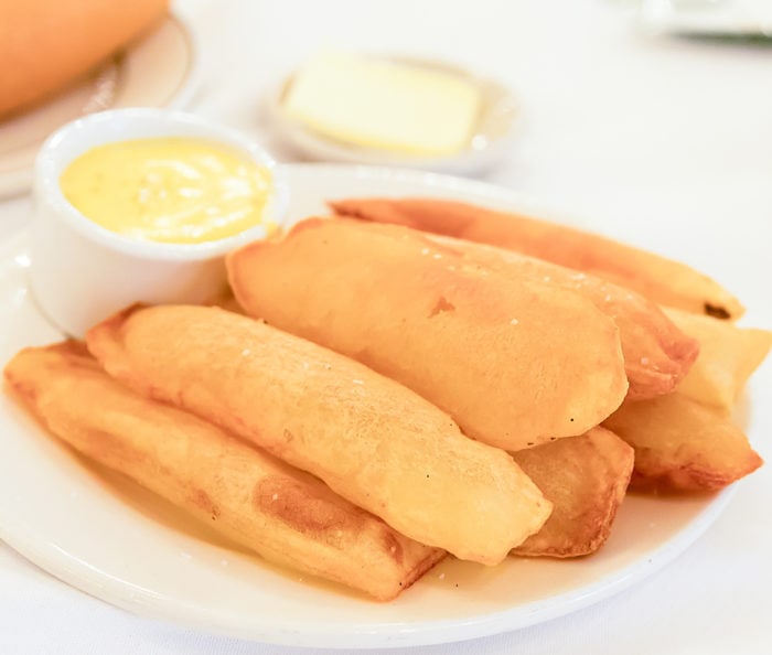 photo of souffle potatoes