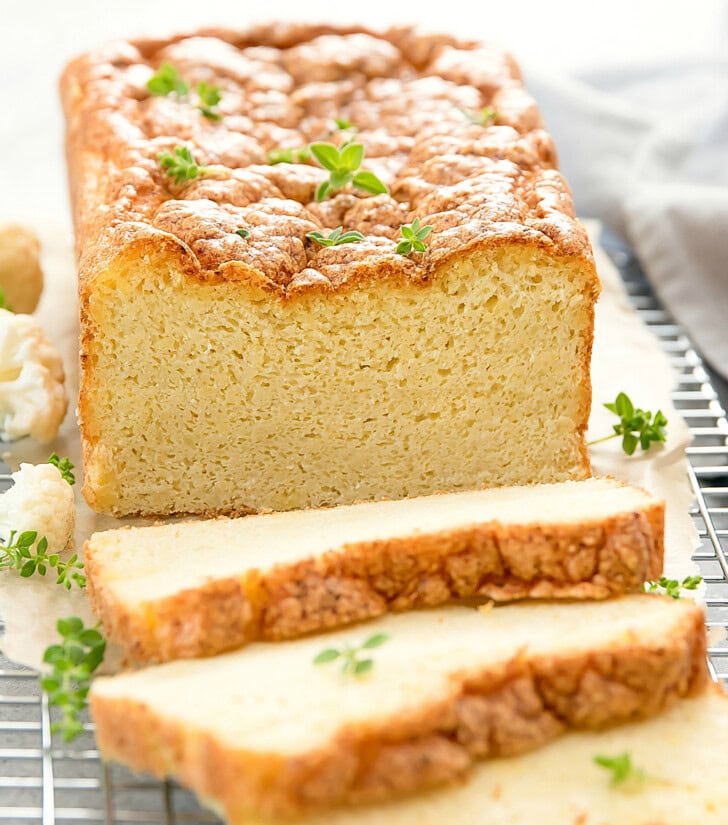 Calb Bread Cauliflower Bread - Kirbie's Cravings