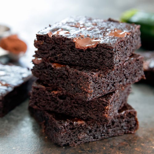 Flourless Zucchini Brownies - Kirbie's Cravings