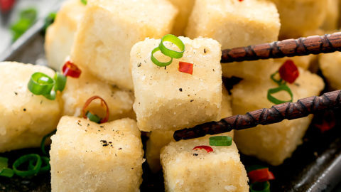 Salt and Pepper Tofu (EXTRA CRISPY!) - Tiffy Cooks