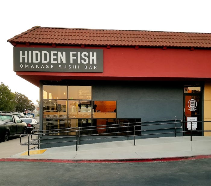 photo of the outside of Hidden Fish