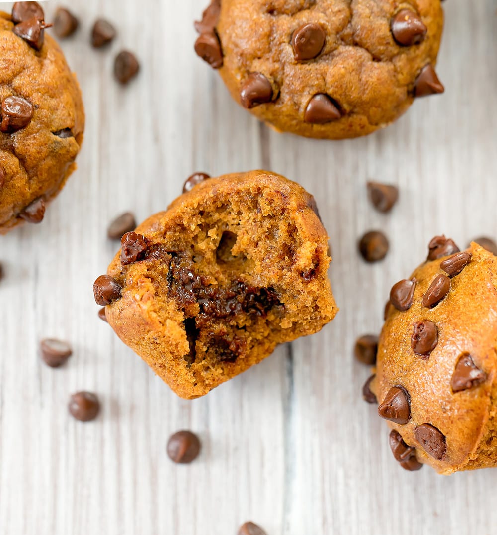 Flourless Pumpkin Pie Muffins - Kirbie's Cravings
