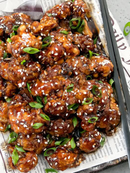 photo of fried cauliflower