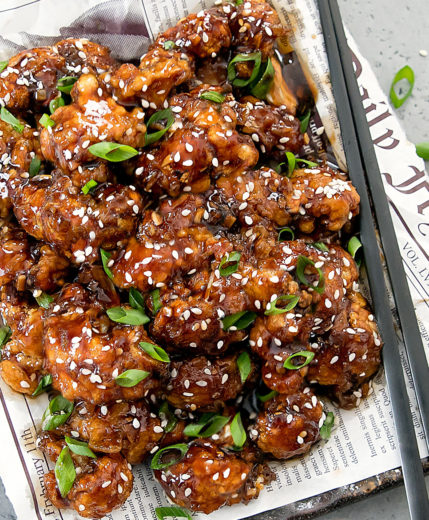 photo of fried cauliflower