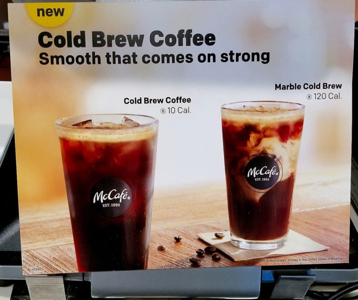 McDonald's New McCafé Cold Brew Coffee - Kirbie's Cravings