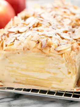 invisible apple cake.
